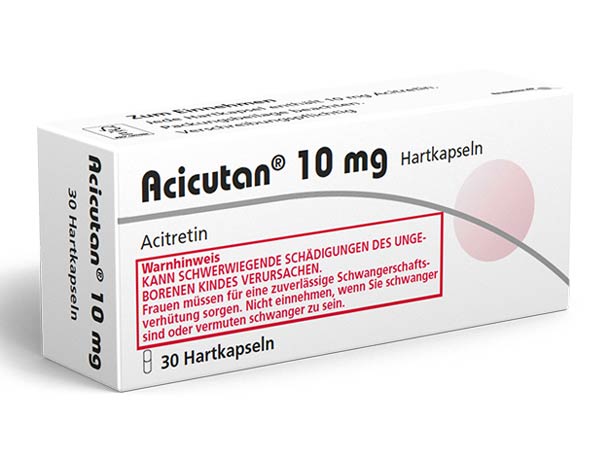 Packshot – Acicutan 10mg – 30er Packungsgröße