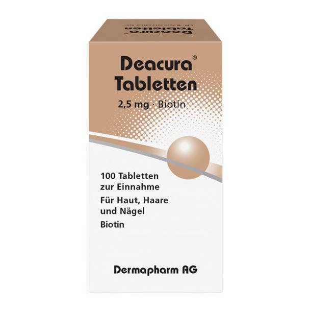 Packshot – Deacura 2,5mg Tabletten 100Stk