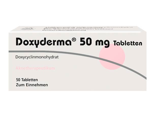 Packshot – Doxyderma 50mg 50Stk