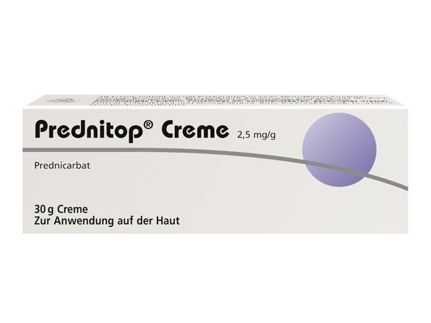 Packshot – Prednitop Creme 30g